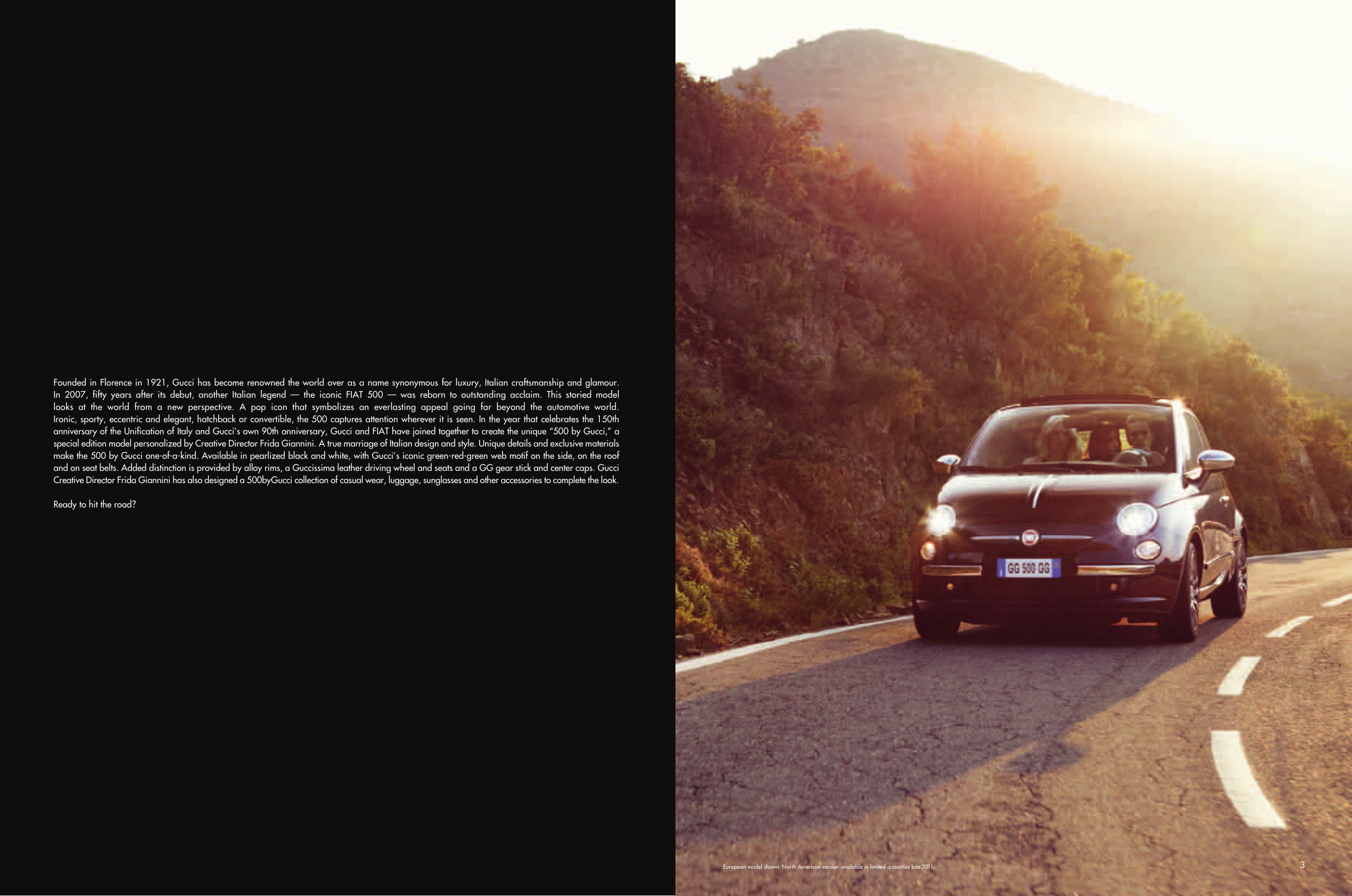 2012 Fiat 500 Gucci Brochure Page 3